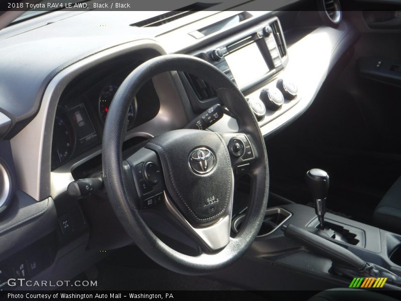 Black / Black 2018 Toyota RAV4 LE AWD