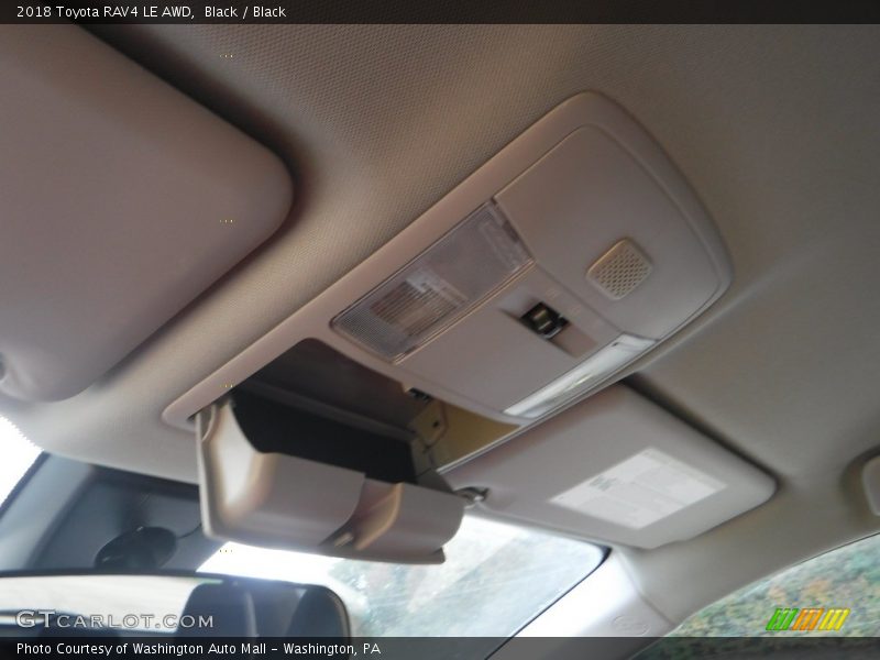 Black / Black 2018 Toyota RAV4 LE AWD