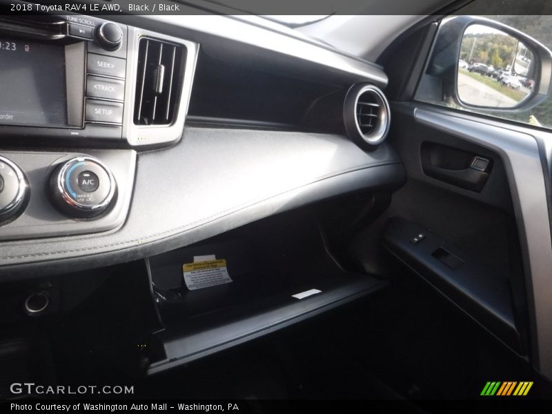Black / Black 2018 Toyota RAV4 LE AWD
