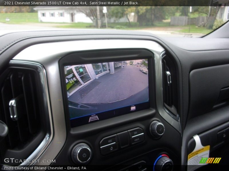 Satin Steel Metallic / Jet Black 2021 Chevrolet Silverado 1500 LT Crew Cab 4x4