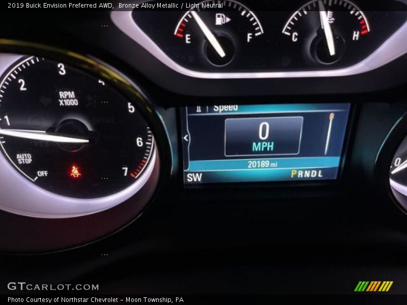 Bronze Alloy Metallic / Light Neutral 2019 Buick Envision Preferred AWD