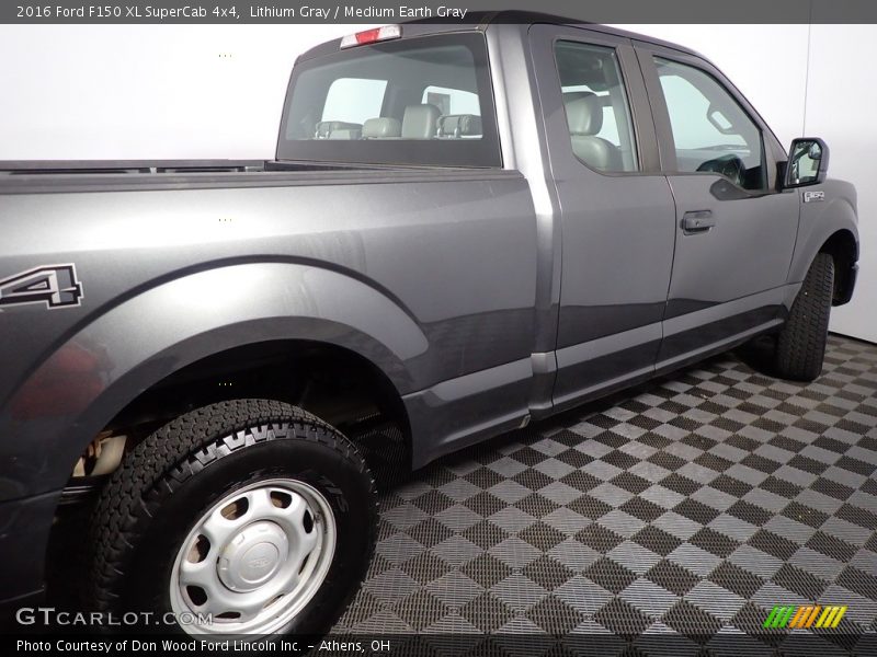 Lithium Gray / Medium Earth Gray 2016 Ford F150 XL SuperCab 4x4