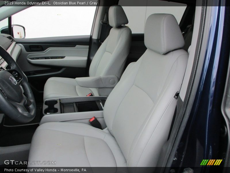Obsidian Blue Pearl / Gray 2019 Honda Odyssey EX-L