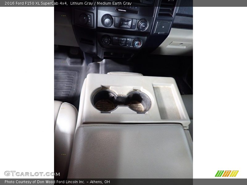 Lithium Gray / Medium Earth Gray 2016 Ford F150 XL SuperCab 4x4