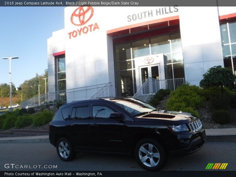 Black / Light Pebble Beige/Dark Slate Gray 2016 Jeep Compass Latitude 4x4