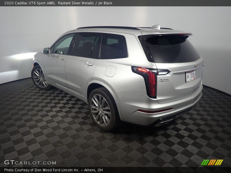 Radiant Silver Metallic / Jet Black 2020 Cadillac XT6 Sport AWD