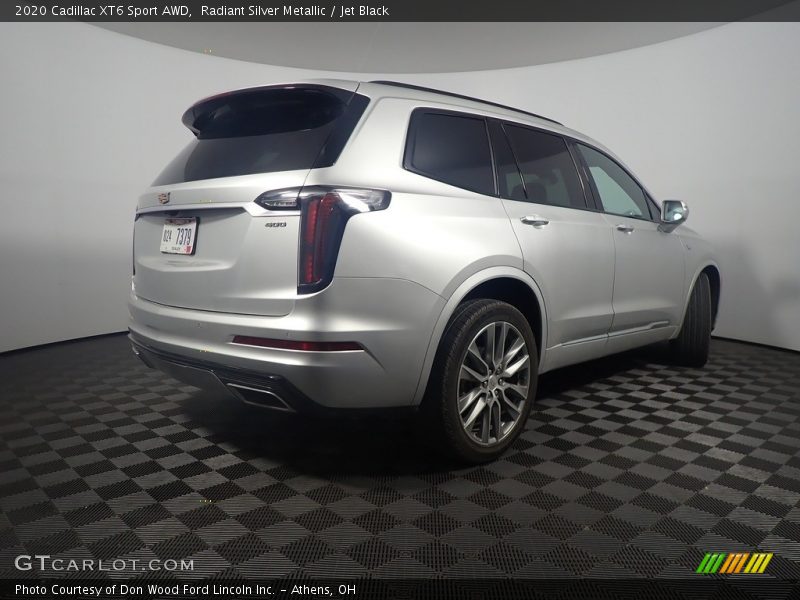 Radiant Silver Metallic / Jet Black 2020 Cadillac XT6 Sport AWD