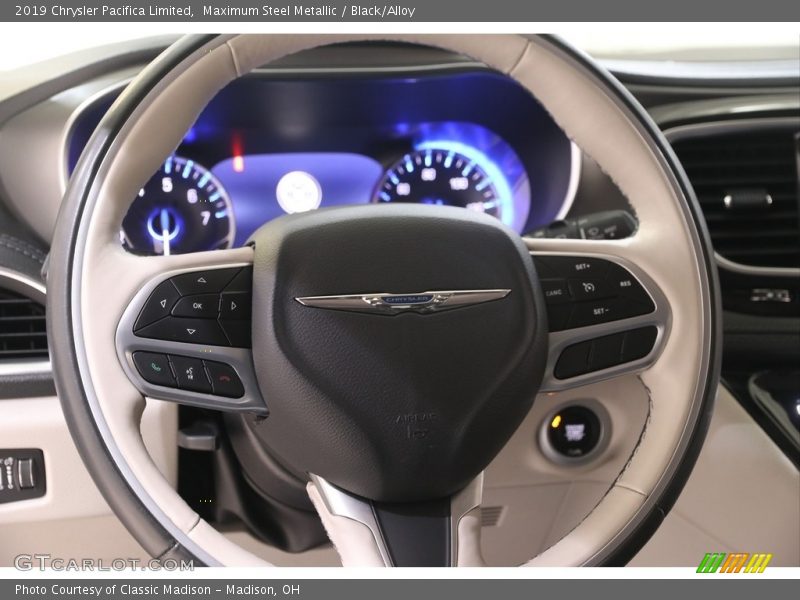 Maximum Steel Metallic / Black/Alloy 2019 Chrysler Pacifica Limited