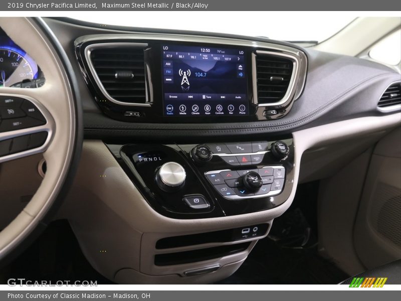 Maximum Steel Metallic / Black/Alloy 2019 Chrysler Pacifica Limited