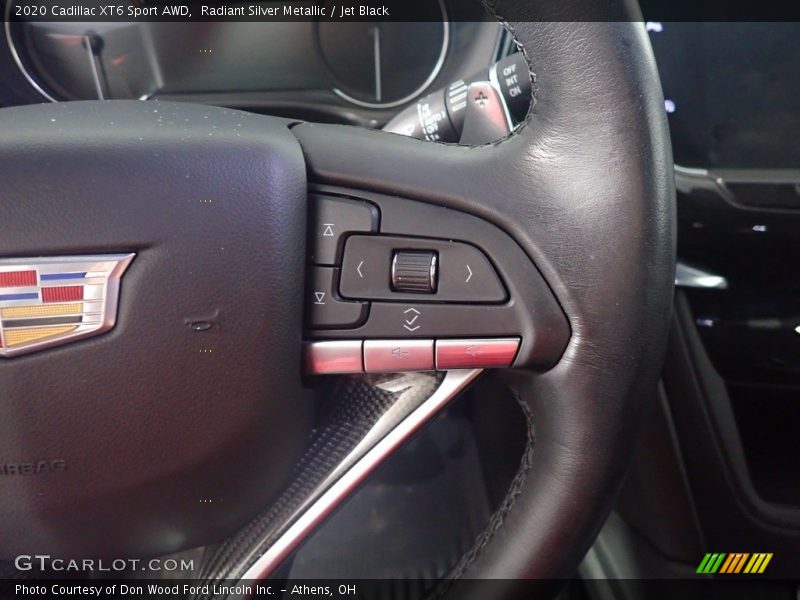 Radiant Silver Metallic / Jet Black 2020 Cadillac XT6 Sport AWD