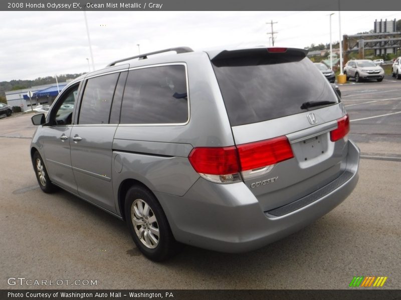 Ocean Mist Metallic / Gray 2008 Honda Odyssey EX