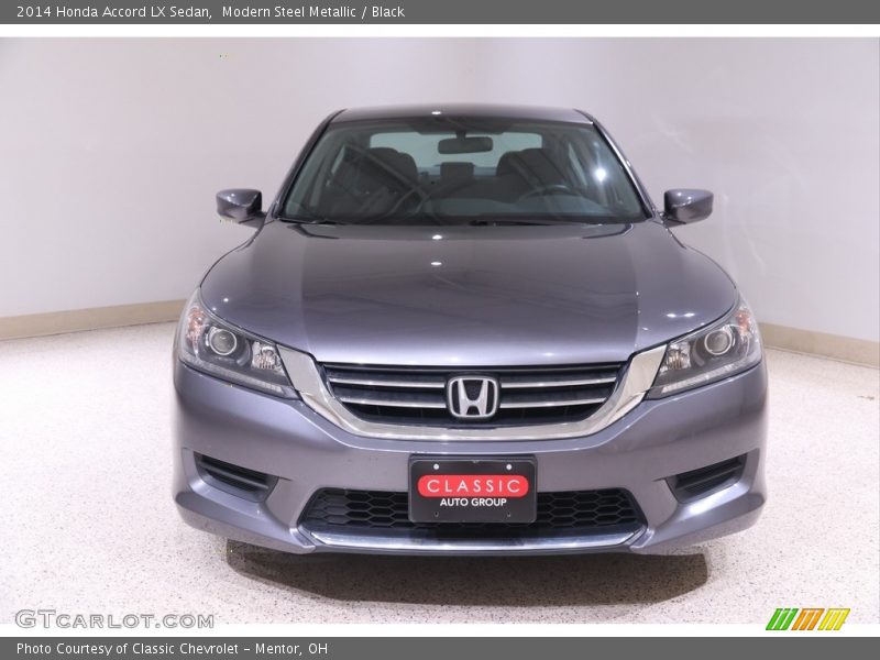 Modern Steel Metallic / Black 2014 Honda Accord LX Sedan