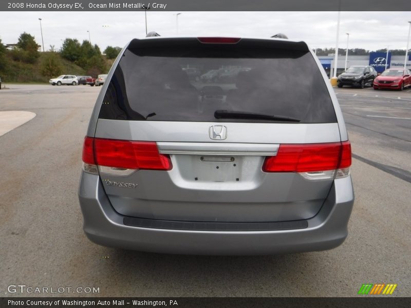 Ocean Mist Metallic / Gray 2008 Honda Odyssey EX
