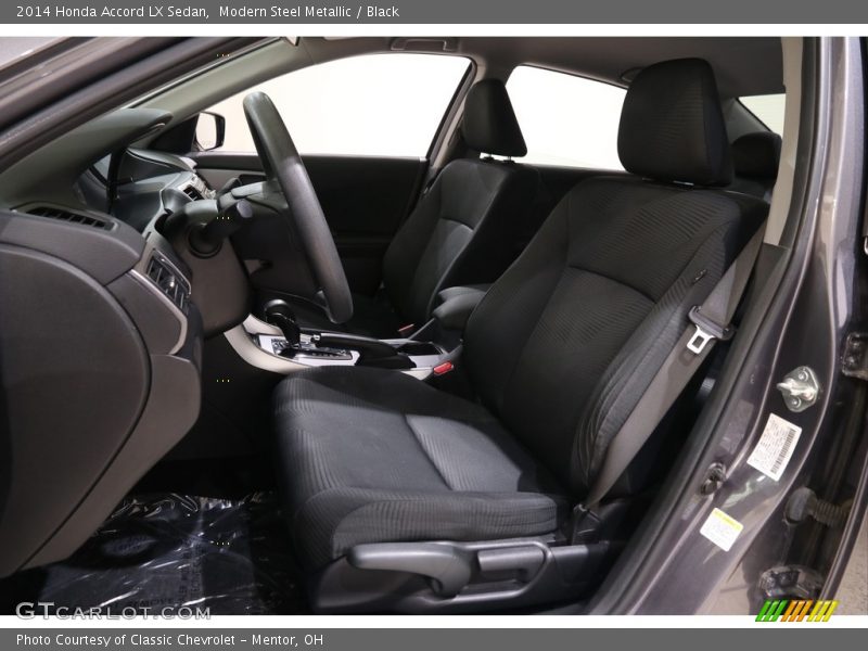 Modern Steel Metallic / Black 2014 Honda Accord LX Sedan