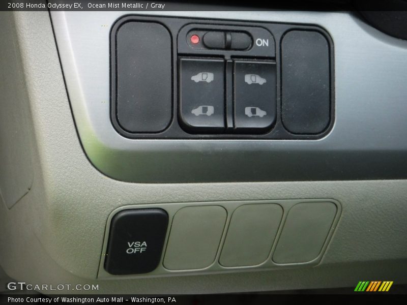 Ocean Mist Metallic / Gray 2008 Honda Odyssey EX