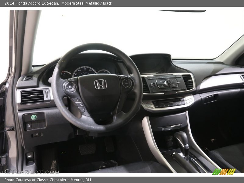 Modern Steel Metallic / Black 2014 Honda Accord LX Sedan
