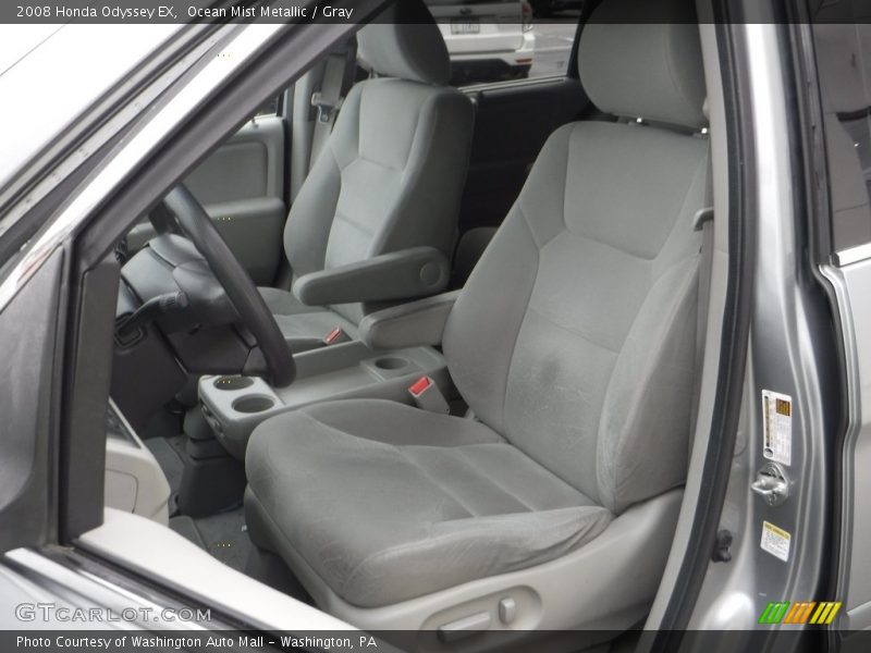 Ocean Mist Metallic / Gray 2008 Honda Odyssey EX