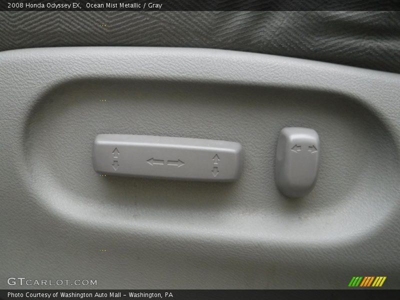 Ocean Mist Metallic / Gray 2008 Honda Odyssey EX