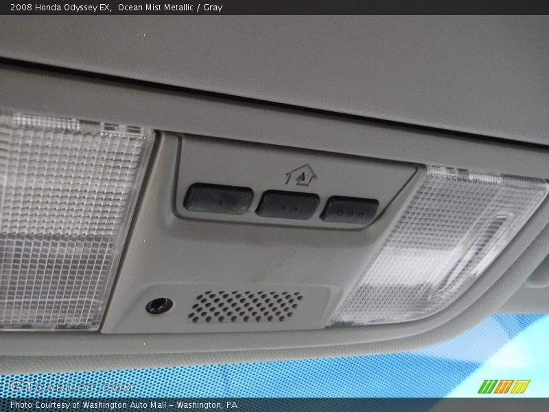 Ocean Mist Metallic / Gray 2008 Honda Odyssey EX