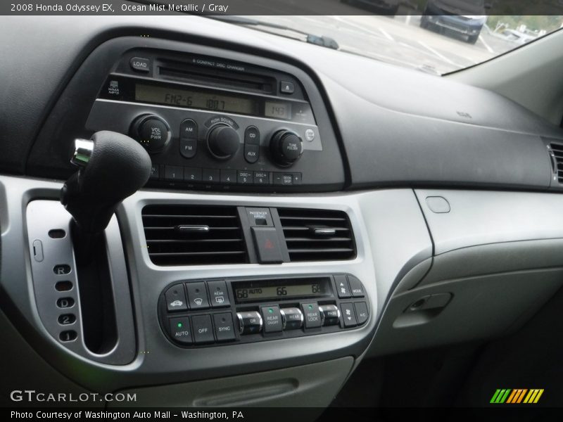 Ocean Mist Metallic / Gray 2008 Honda Odyssey EX
