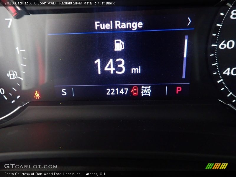 Radiant Silver Metallic / Jet Black 2020 Cadillac XT6 Sport AWD