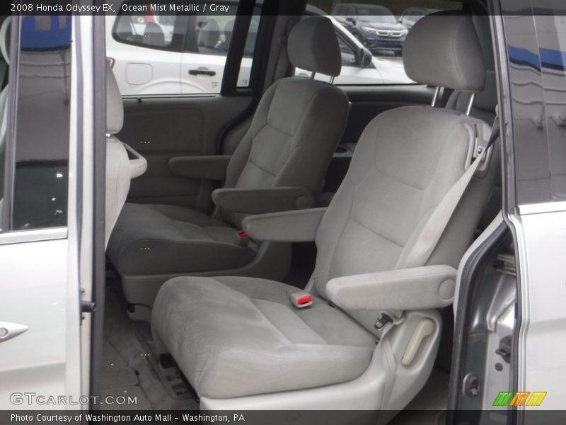 Ocean Mist Metallic / Gray 2008 Honda Odyssey EX