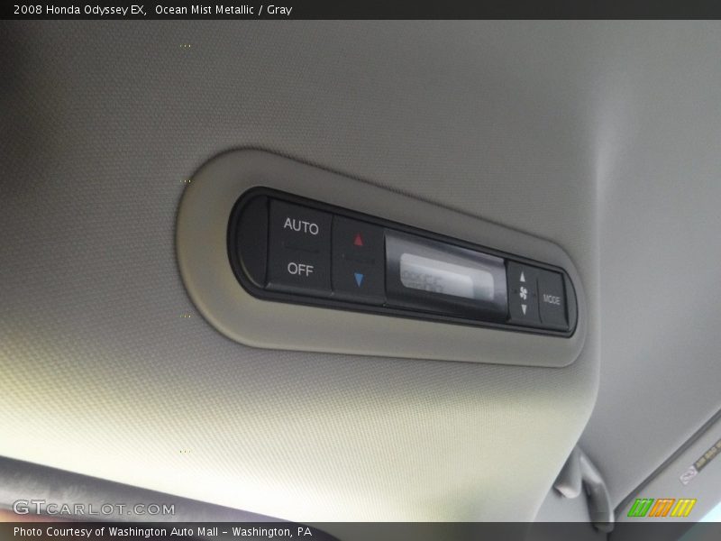 Ocean Mist Metallic / Gray 2008 Honda Odyssey EX