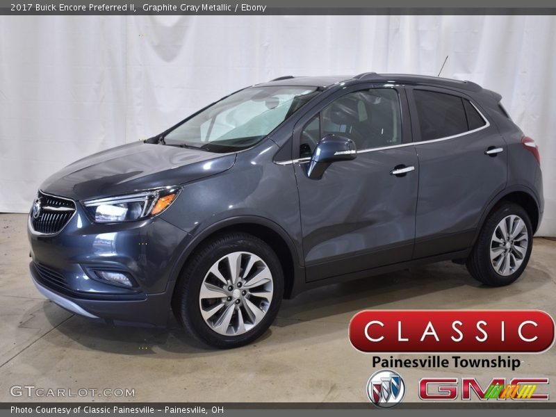 Graphite Gray Metallic / Ebony 2017 Buick Encore Preferred II