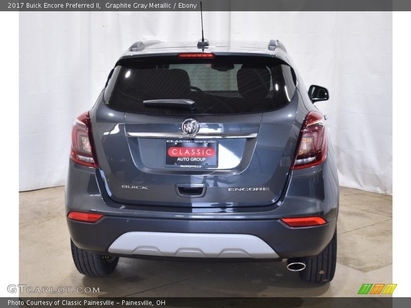 Graphite Gray Metallic / Ebony 2017 Buick Encore Preferred II