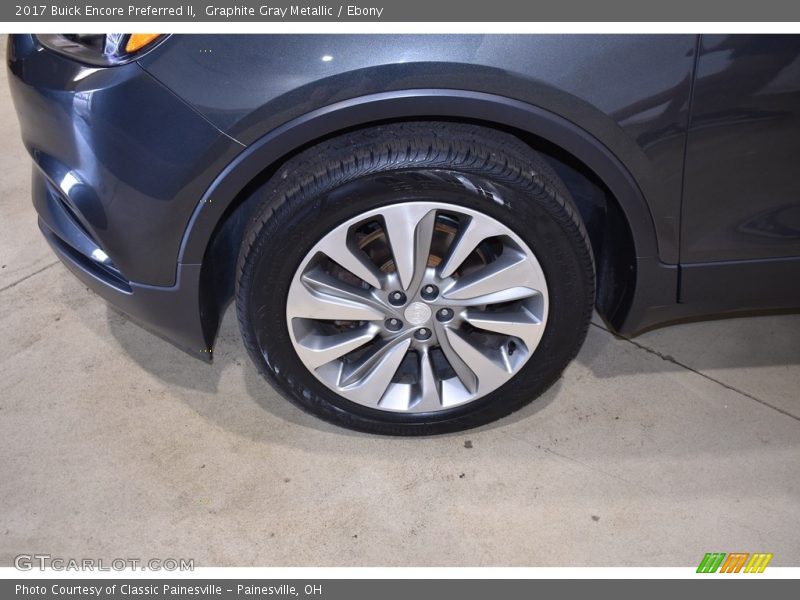 Graphite Gray Metallic / Ebony 2017 Buick Encore Preferred II