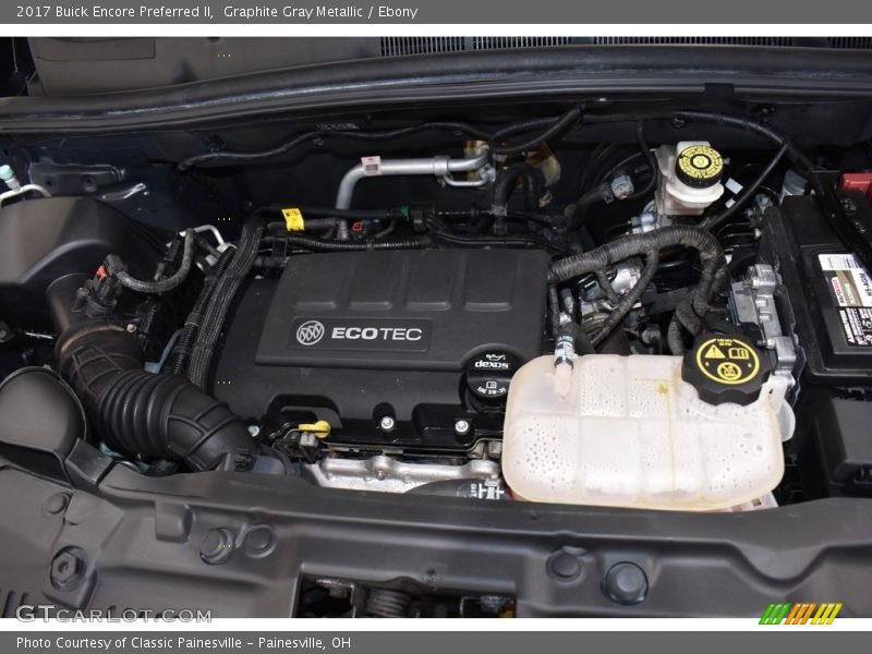 Graphite Gray Metallic / Ebony 2017 Buick Encore Preferred II