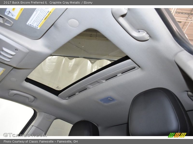 Graphite Gray Metallic / Ebony 2017 Buick Encore Preferred II