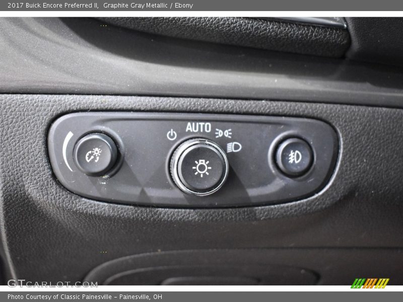 Graphite Gray Metallic / Ebony 2017 Buick Encore Preferred II
