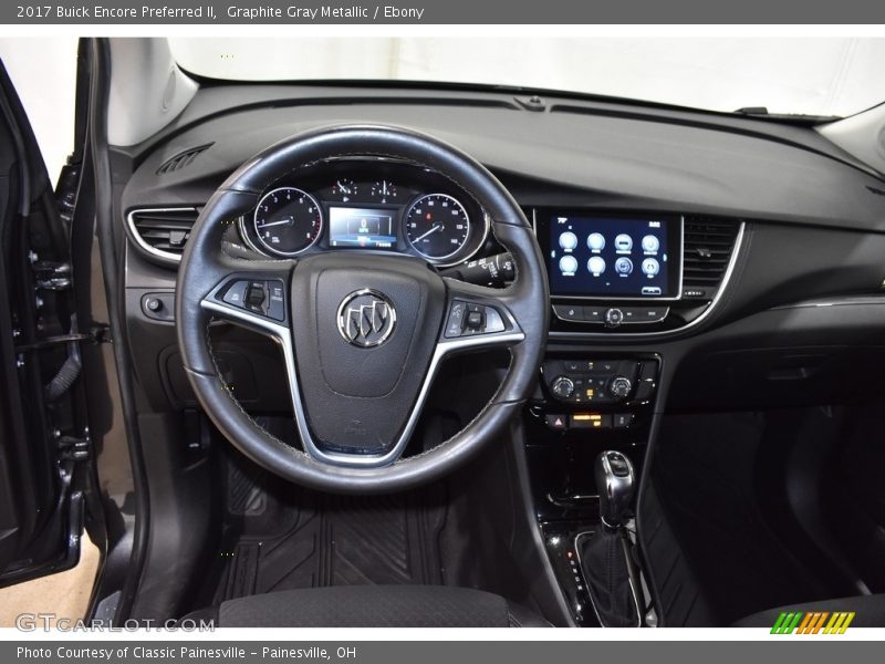 Graphite Gray Metallic / Ebony 2017 Buick Encore Preferred II
