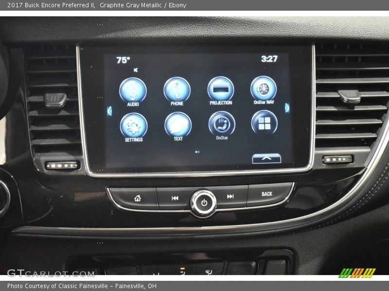 Graphite Gray Metallic / Ebony 2017 Buick Encore Preferred II
