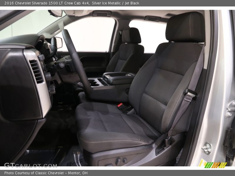 Silver Ice Metallic / Jet Black 2016 Chevrolet Silverado 1500 LT Crew Cab 4x4