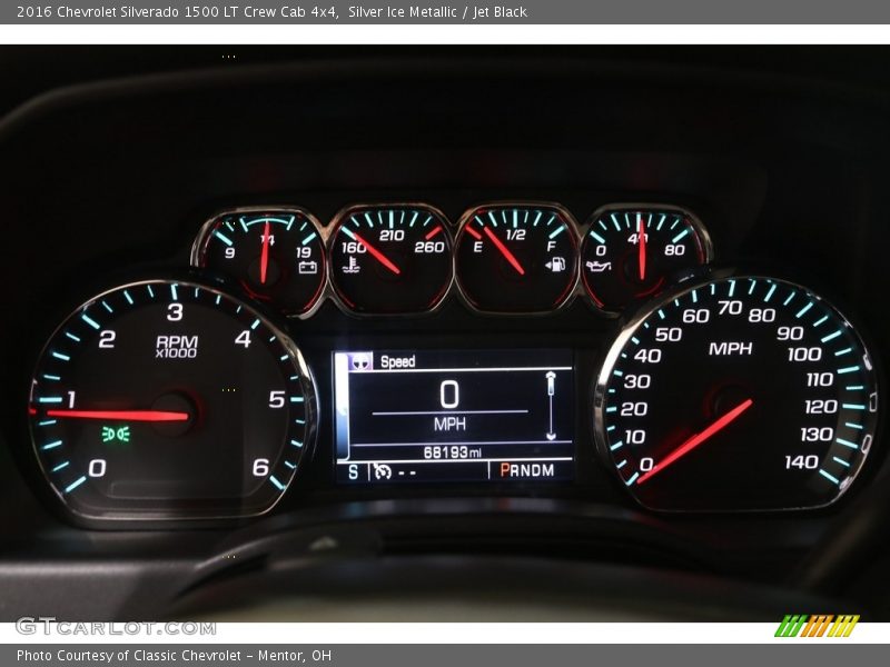  2016 Silverado 1500 LT Crew Cab 4x4 LT Crew Cab 4x4 Gauges