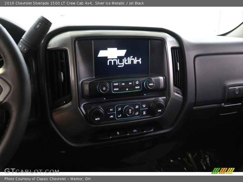 Silver Ice Metallic / Jet Black 2016 Chevrolet Silverado 1500 LT Crew Cab 4x4