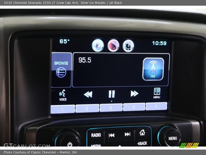 Audio System of 2016 Silverado 1500 LT Crew Cab 4x4