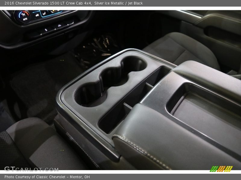 Silver Ice Metallic / Jet Black 2016 Chevrolet Silverado 1500 LT Crew Cab 4x4