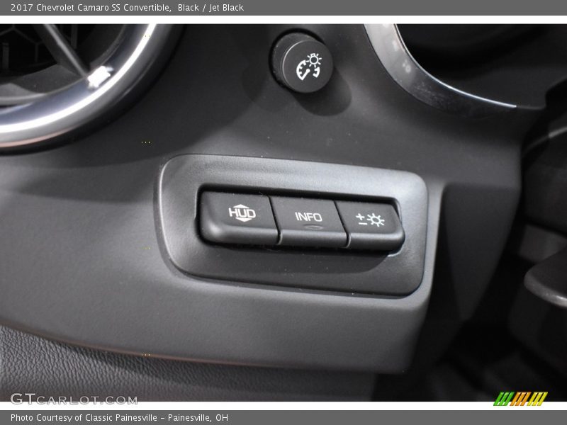 Black / Jet Black 2017 Chevrolet Camaro SS Convertible