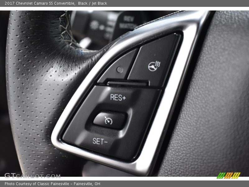 Black / Jet Black 2017 Chevrolet Camaro SS Convertible