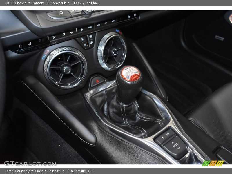 Black / Jet Black 2017 Chevrolet Camaro SS Convertible
