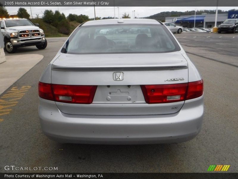 Satin Silver Metallic / Gray 2005 Honda Accord EX-L Sedan