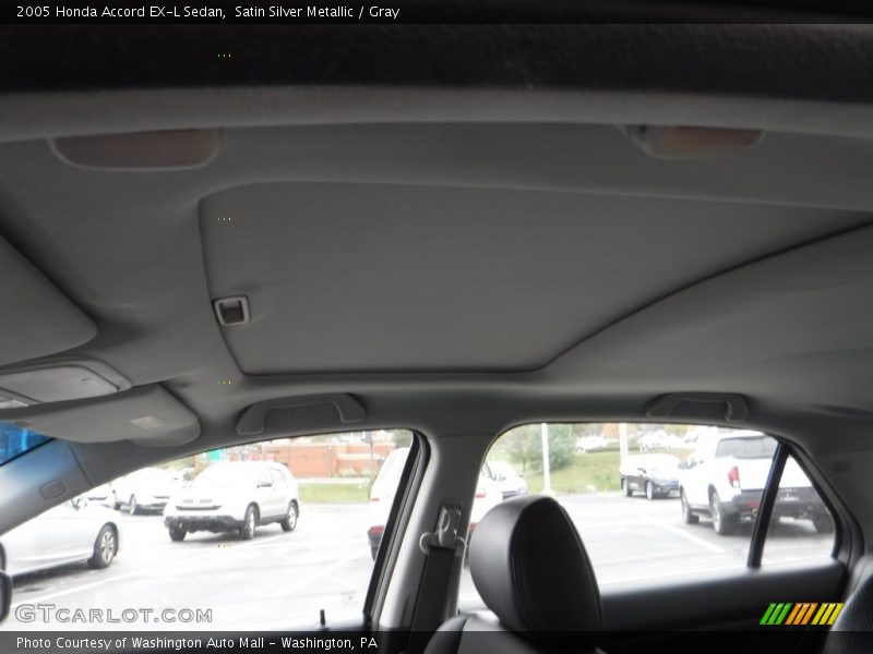 Satin Silver Metallic / Gray 2005 Honda Accord EX-L Sedan