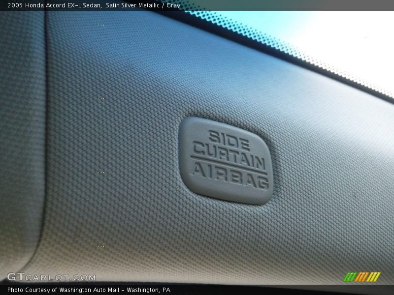Satin Silver Metallic / Gray 2005 Honda Accord EX-L Sedan