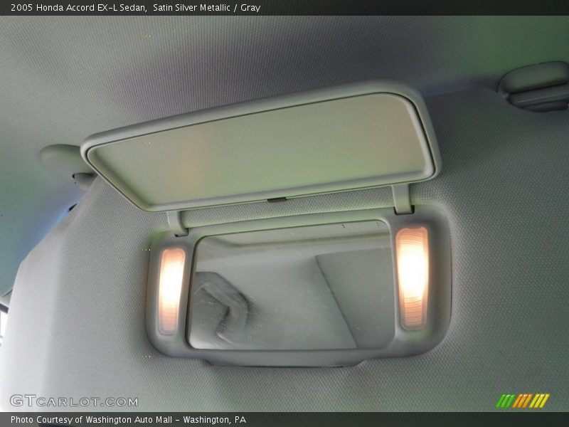 Satin Silver Metallic / Gray 2005 Honda Accord EX-L Sedan