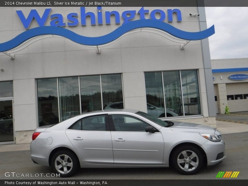 Silver Ice Metallic / Jet Black/Titanium 2014 Chevrolet Malibu LS