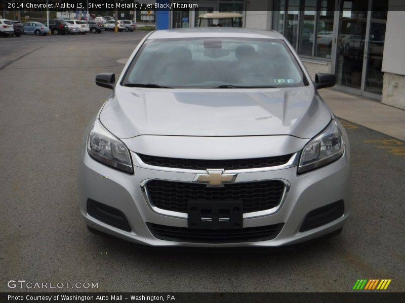 Silver Ice Metallic / Jet Black/Titanium 2014 Chevrolet Malibu LS