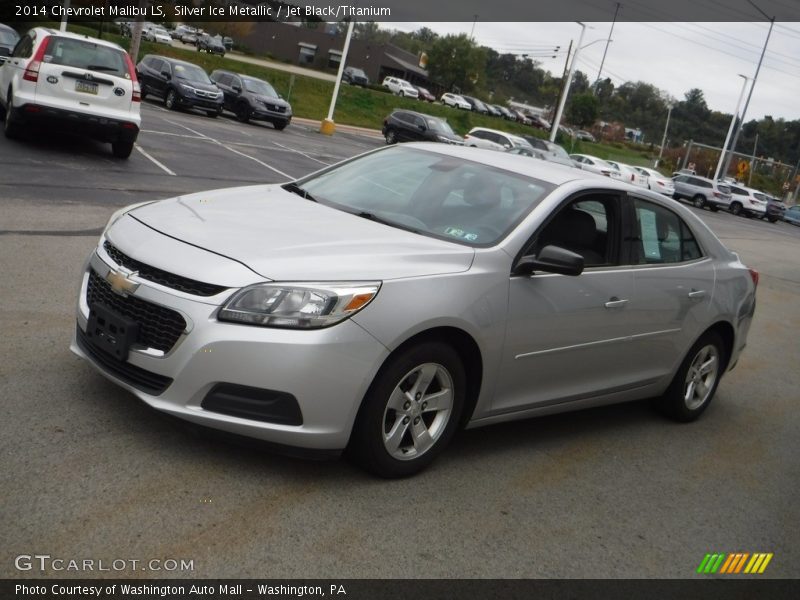 Silver Ice Metallic / Jet Black/Titanium 2014 Chevrolet Malibu LS